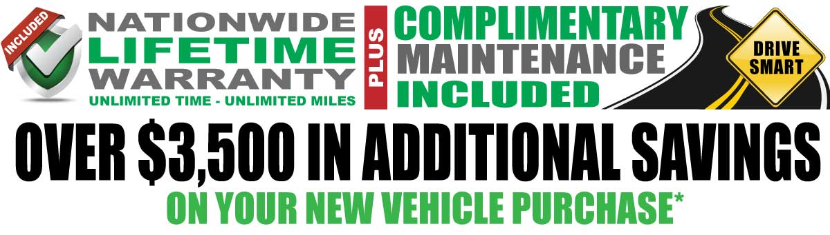 Lakeland Ford Nationwide Lifetime Warranty and Complimentary Maintenance